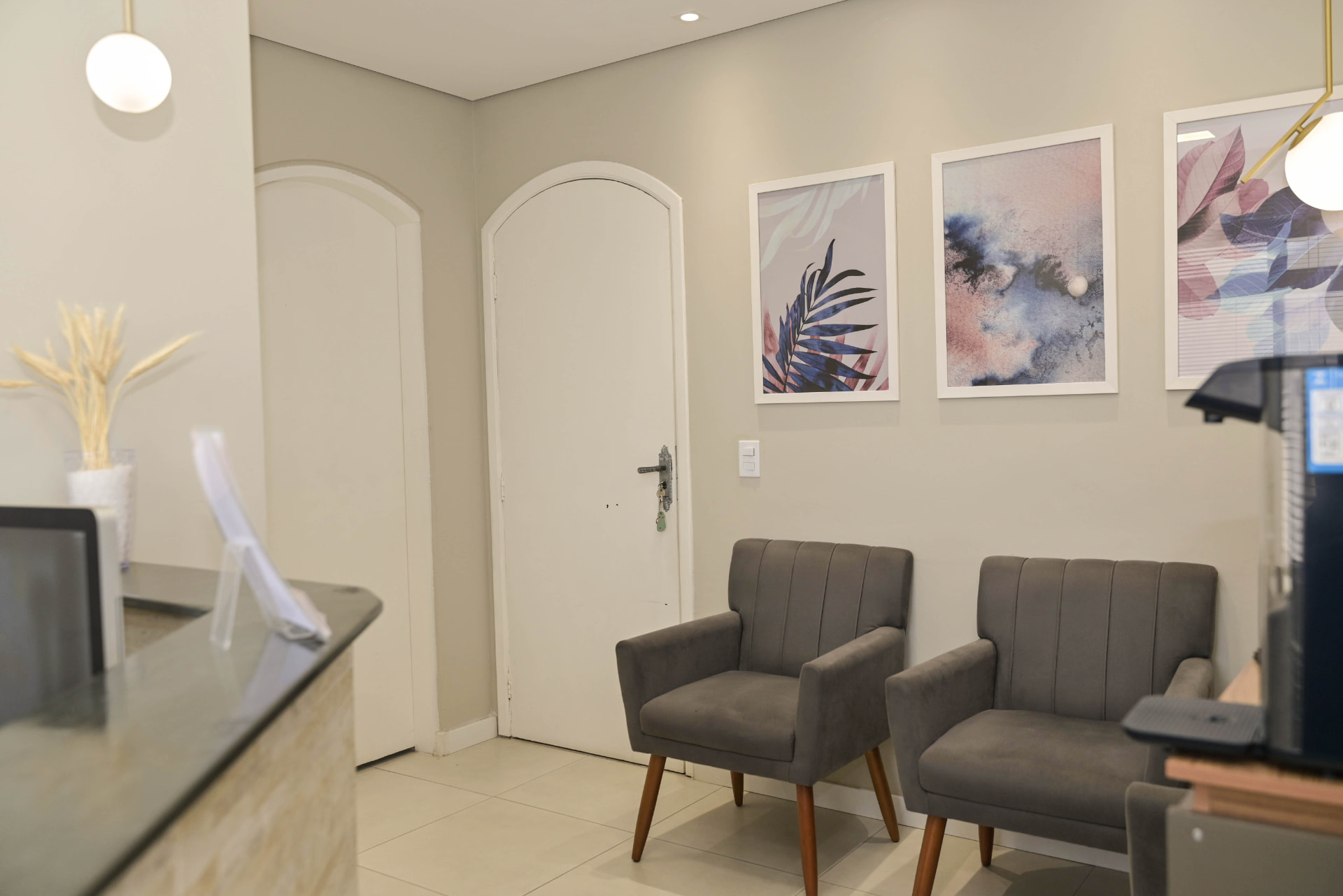 Recepção da clínica Odontsis